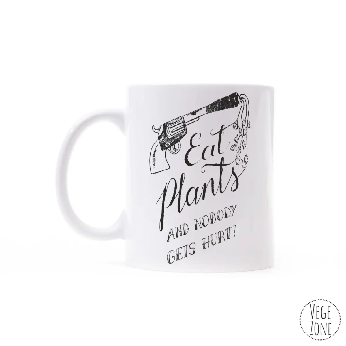 Kubek ceramiczny „Eat Plants”, ok. 300 ml