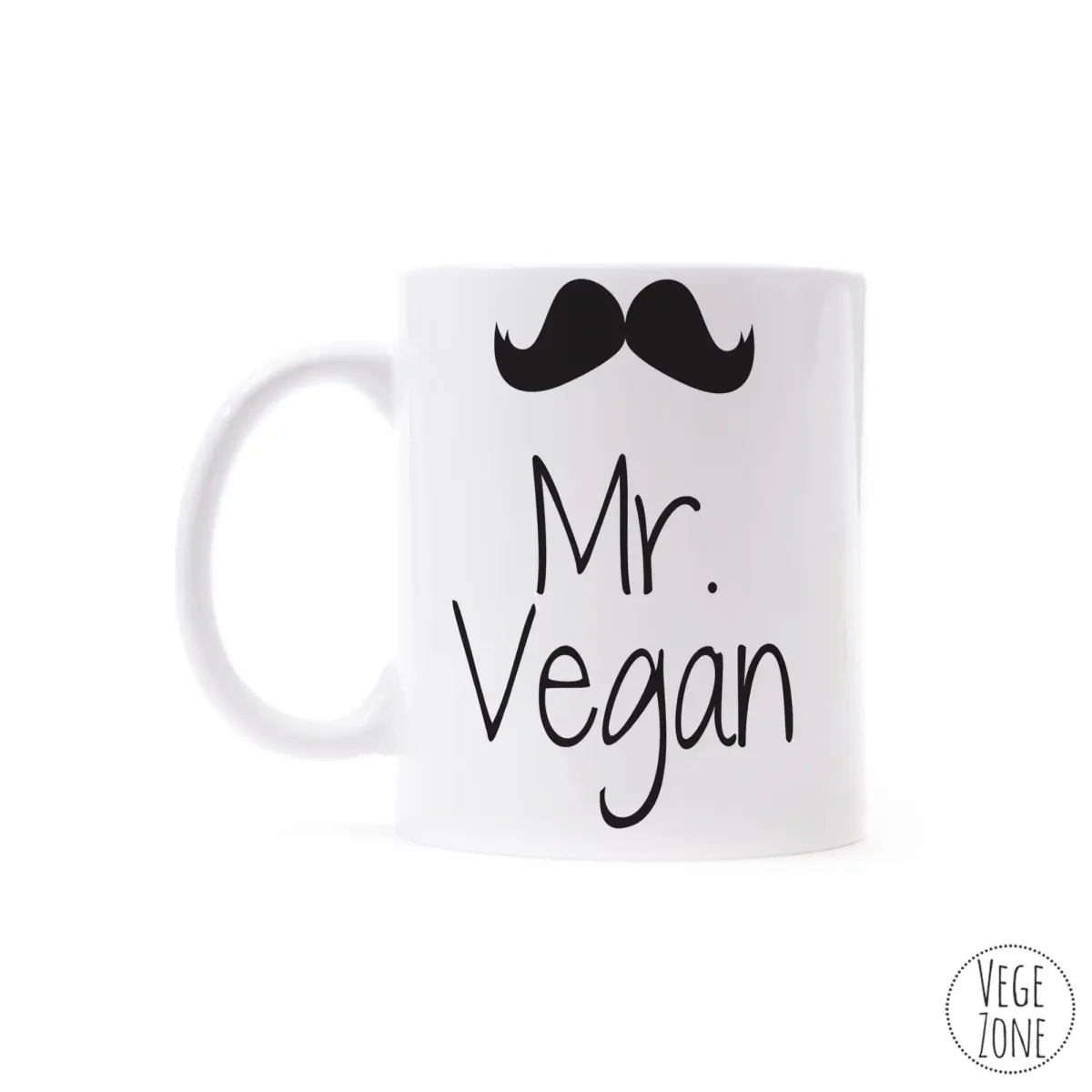 Kubek ceramiczny „Mr Vegan”, ok. 300 ml