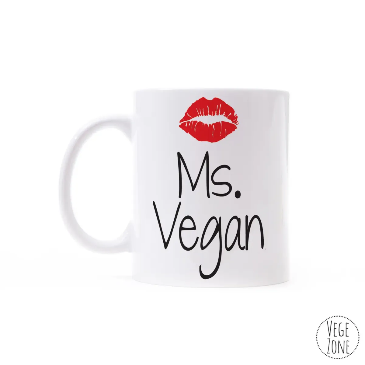 Kubek ceramiczny „Ms. Vegan”, ok. 300 ml