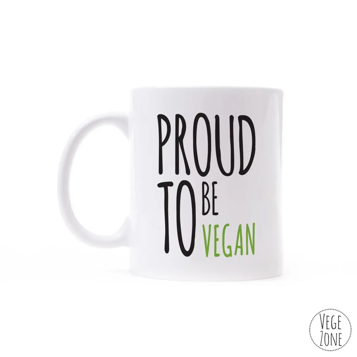 Kubek ceramiczny „Proud To Be Vegan”, ok. 300 ml