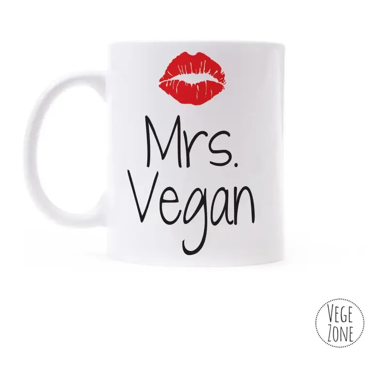 Kubek ceramiczny „Mrs. Vegan”, ok. 300 ml