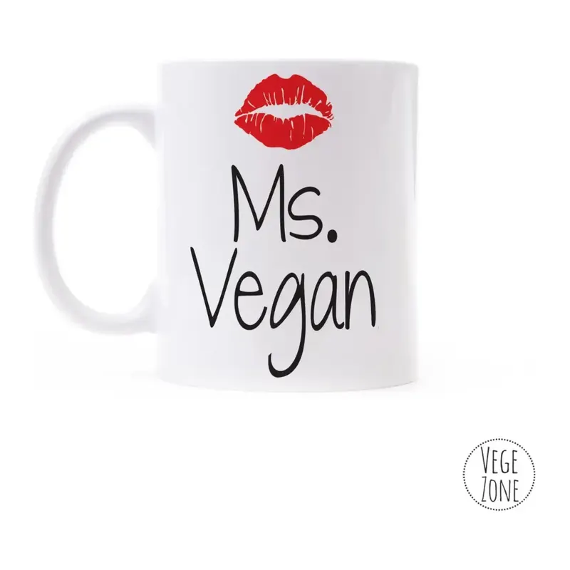 Kubek ceramiczny „Ms. Vegan”, ok. 300 ml